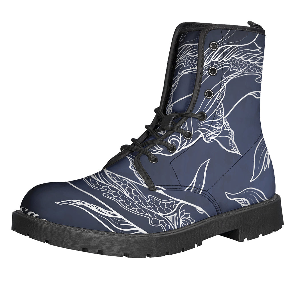 Zodiac Inspired Leather Boots for Free-spirited Pisces Hippies - 1