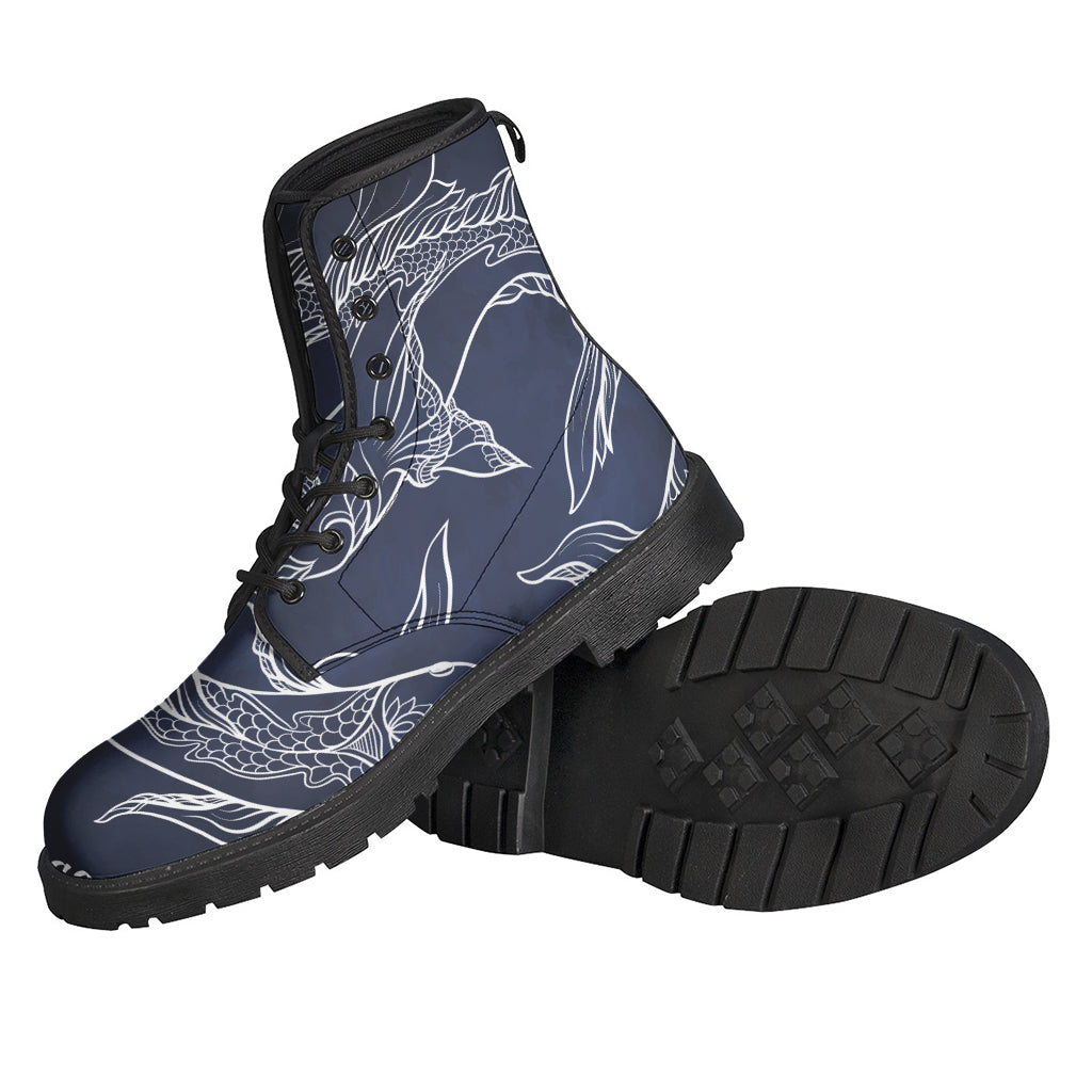 Zodiac Inspired Leather Boots for Free-spirited Pisces Hippies - 2