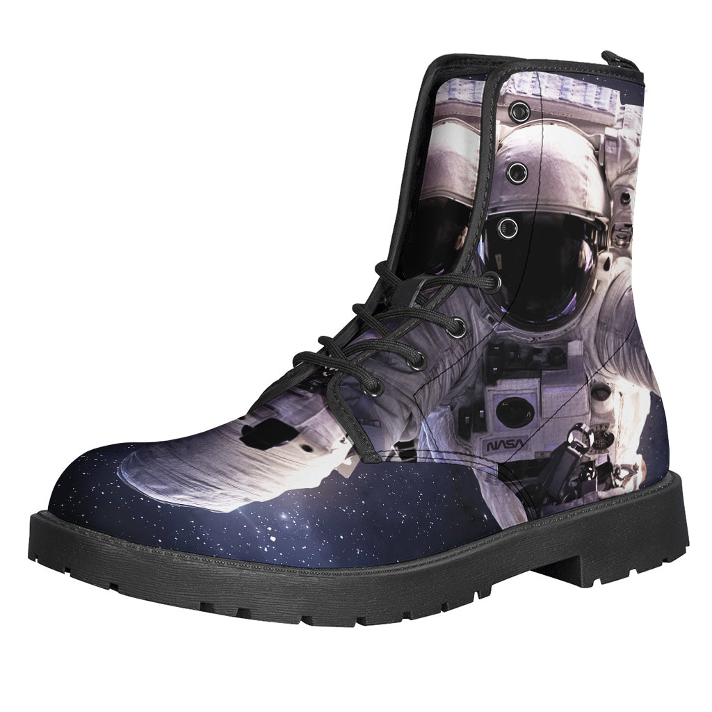 Groovy Galactic Leather Boots for Hippies Who Love Outer Space - 1