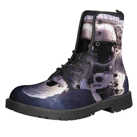 Groovy Galactic Leather Boots for Hippies Who Love Outer Space - 1