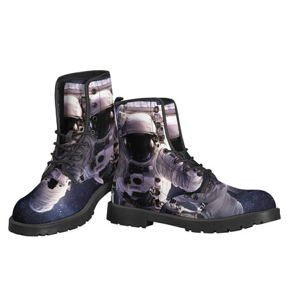 Groovy Galactic Leather Boots for Hippies Who Love Outer Space - 3