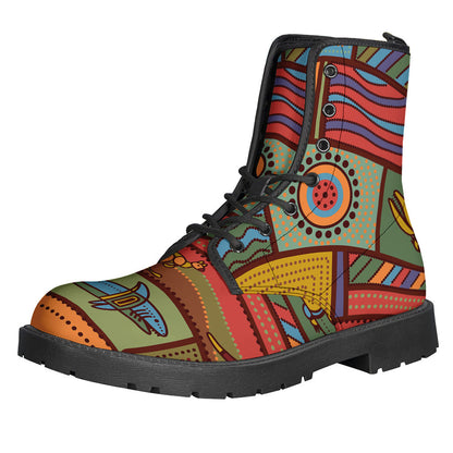 Step Out in Style with Bohemian Leather Lightweight Boots for Hippies - 1