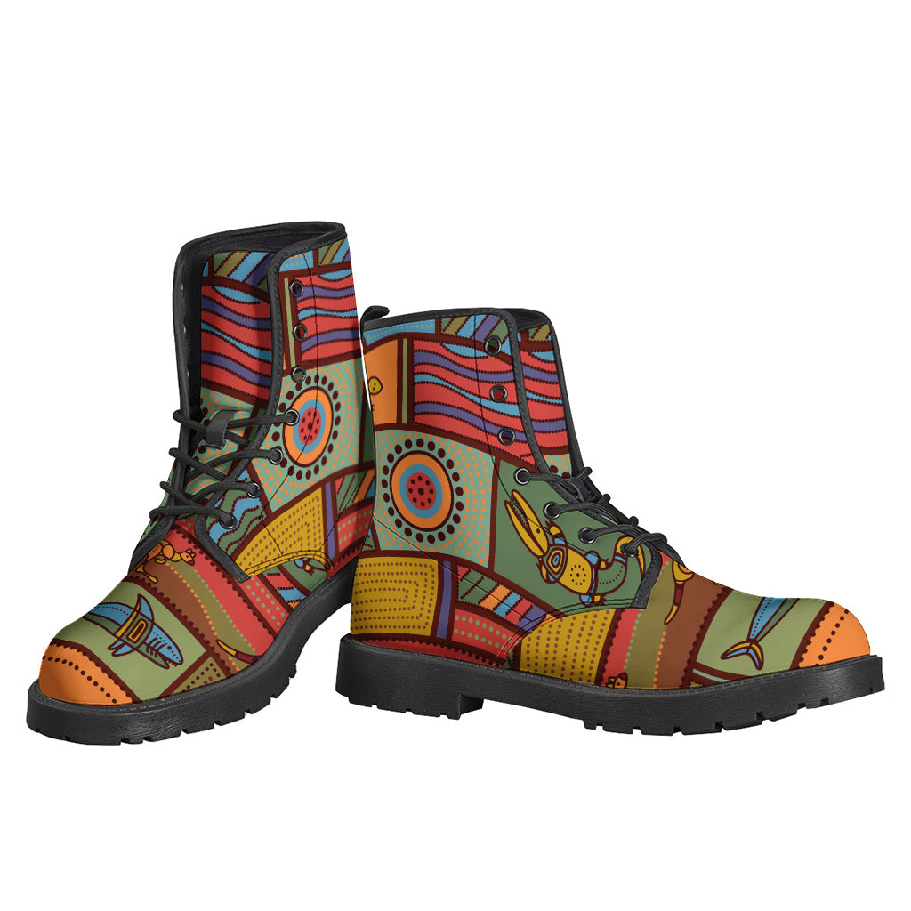 Step Out in Style with Bohemian Leather Lightweight Boots for Hippies - 3