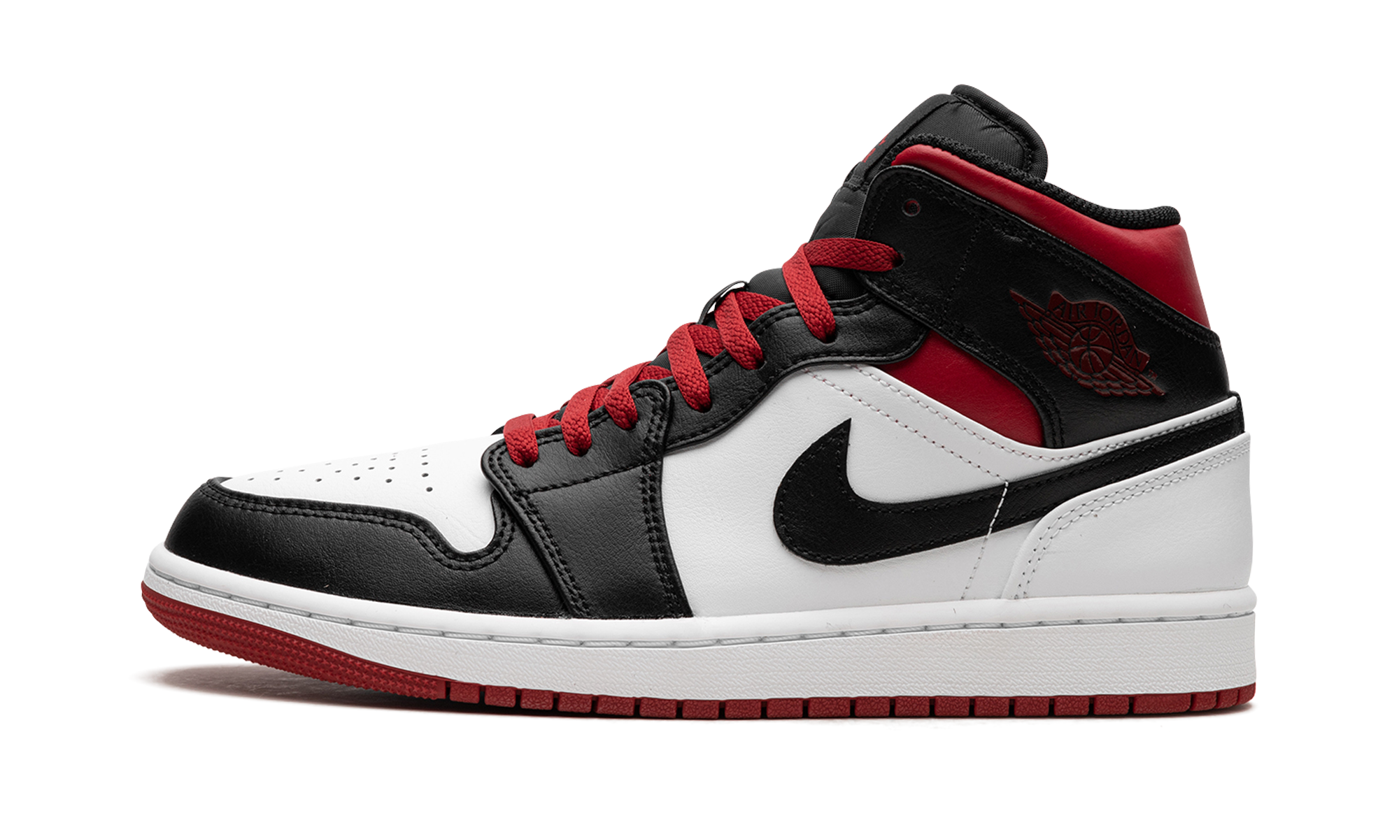 Air Jordan 1 Mid "Gym Red Black Toe"