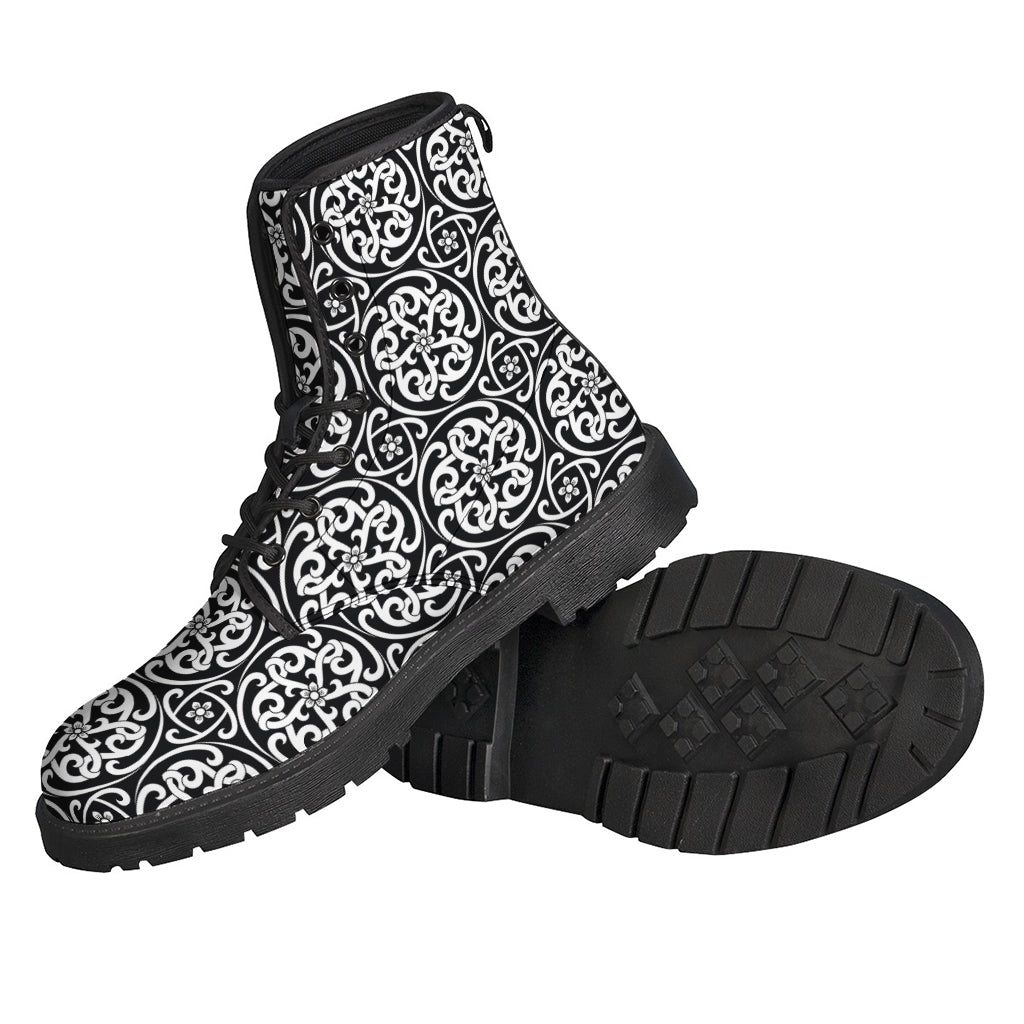 Celtic Patterned Leather Boots for the Hippie Soul - 2