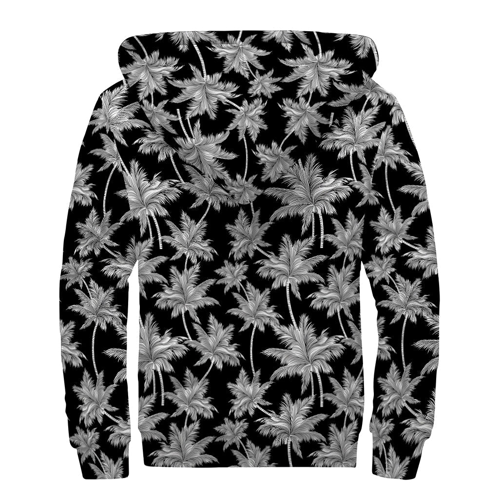 Coconut Tree Dreams: Hippies Sherpa Lined Hoodie - 2