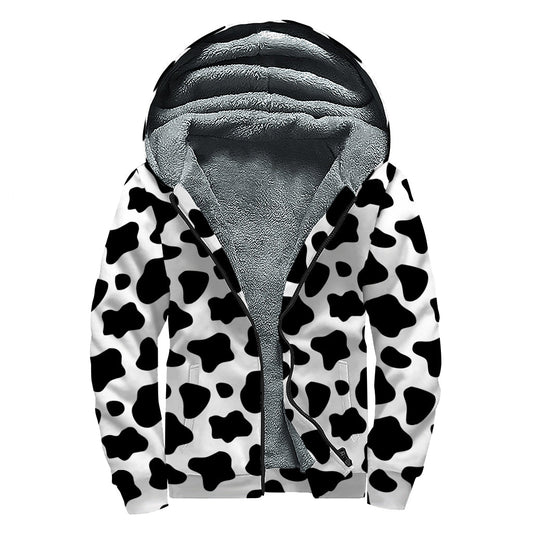 Get Cozy in the Grooviest Sherpa Zip Up Hoodie - 1