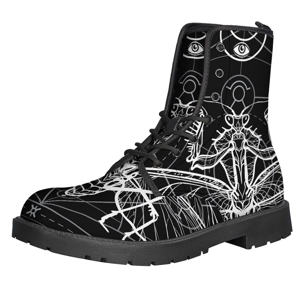 Mantis Spirit Leather Boots for the Free-Spirited Hippie - 1