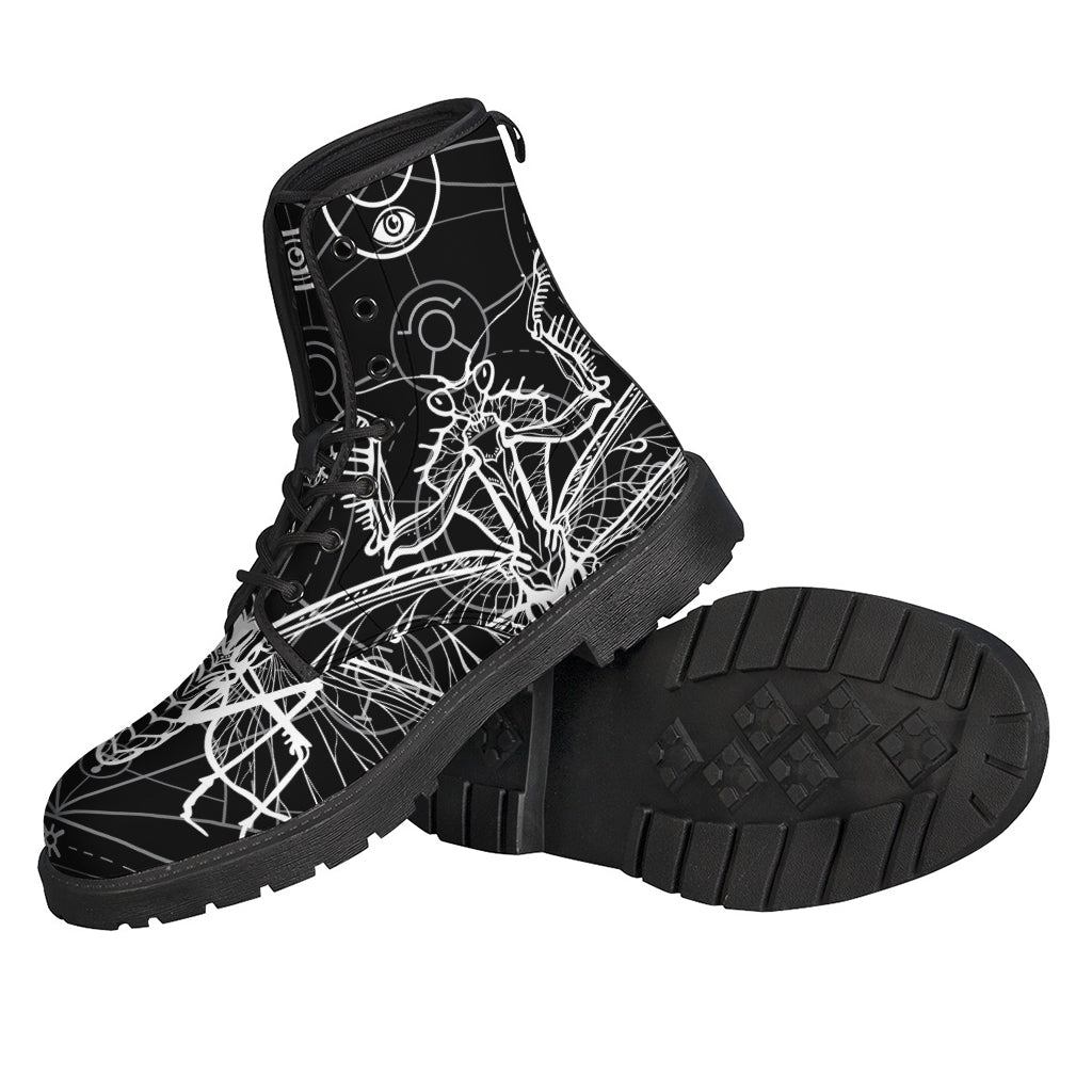 Mantis Spirit Leather Boots for the Free-Spirited Hippie - 2