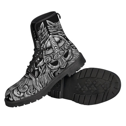 Odin's Wolf Pack Leather Boots for Modern Hippies - 2