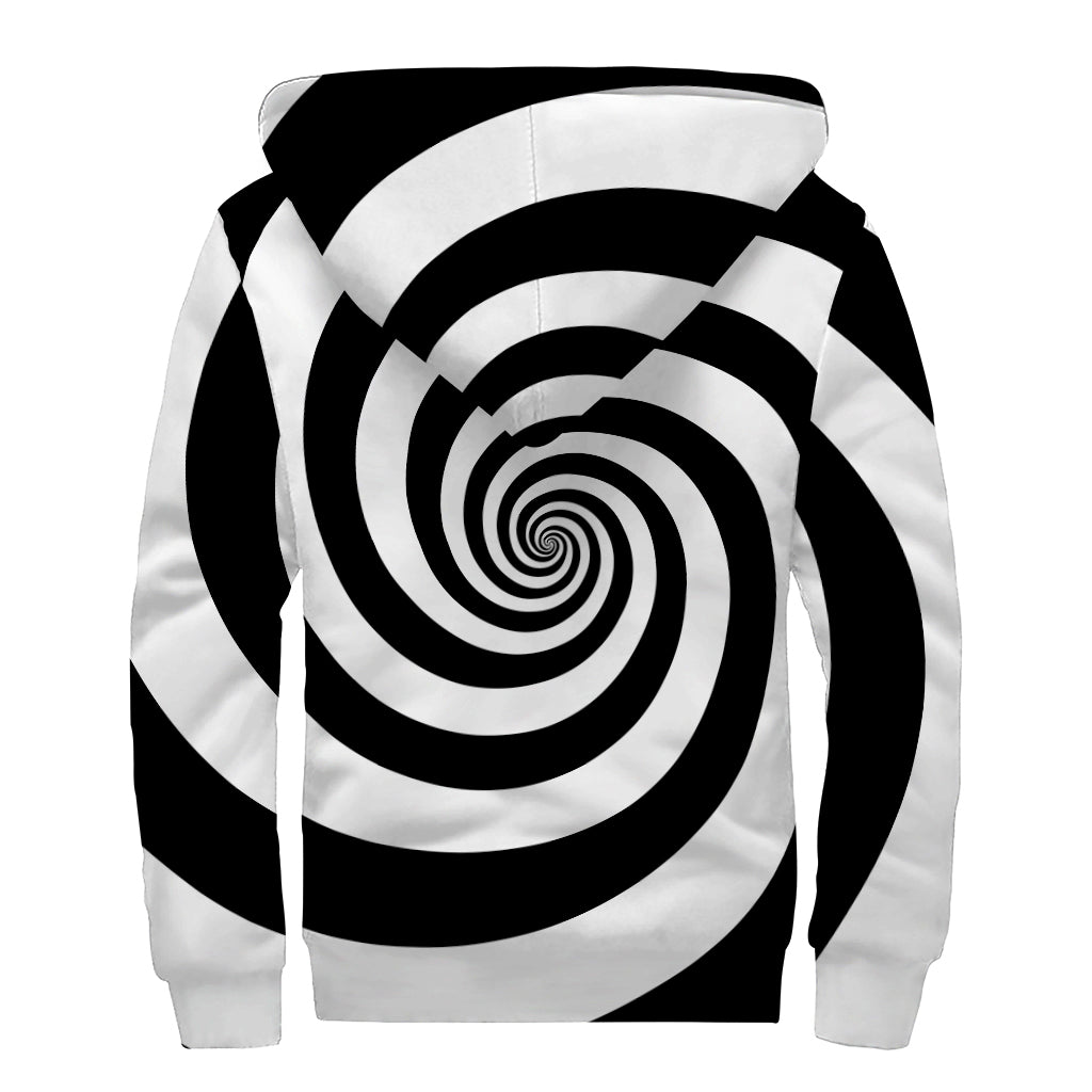 Spiral Hues: Sherpa Lined Zip Up Hoodie for the Free-Spirited Hippie - 2