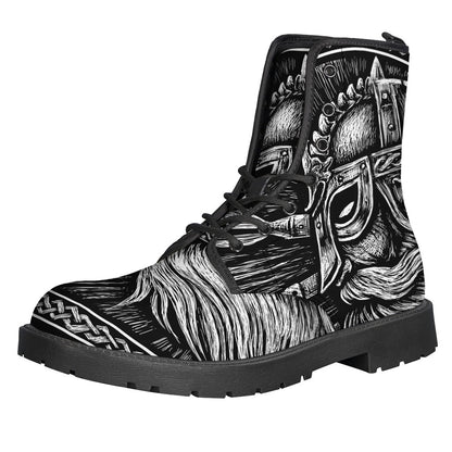 Odin-Inspired Leather Lightweight Boots for a Hippie Spirit - 1