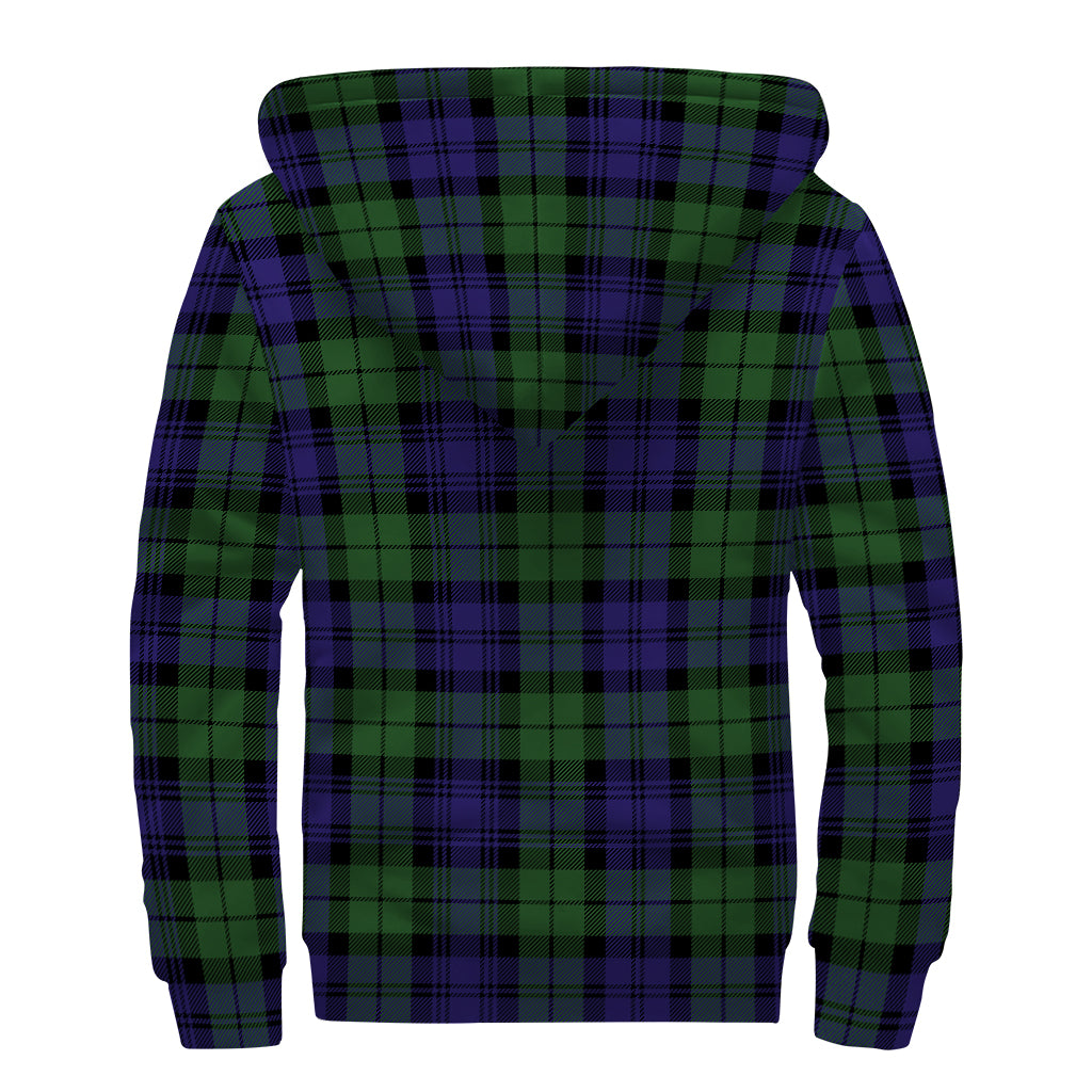 Black Watch Tartan Sherpa: Embrace Your Inner Hippie with this Cozy Zip Up Hoodie - 2