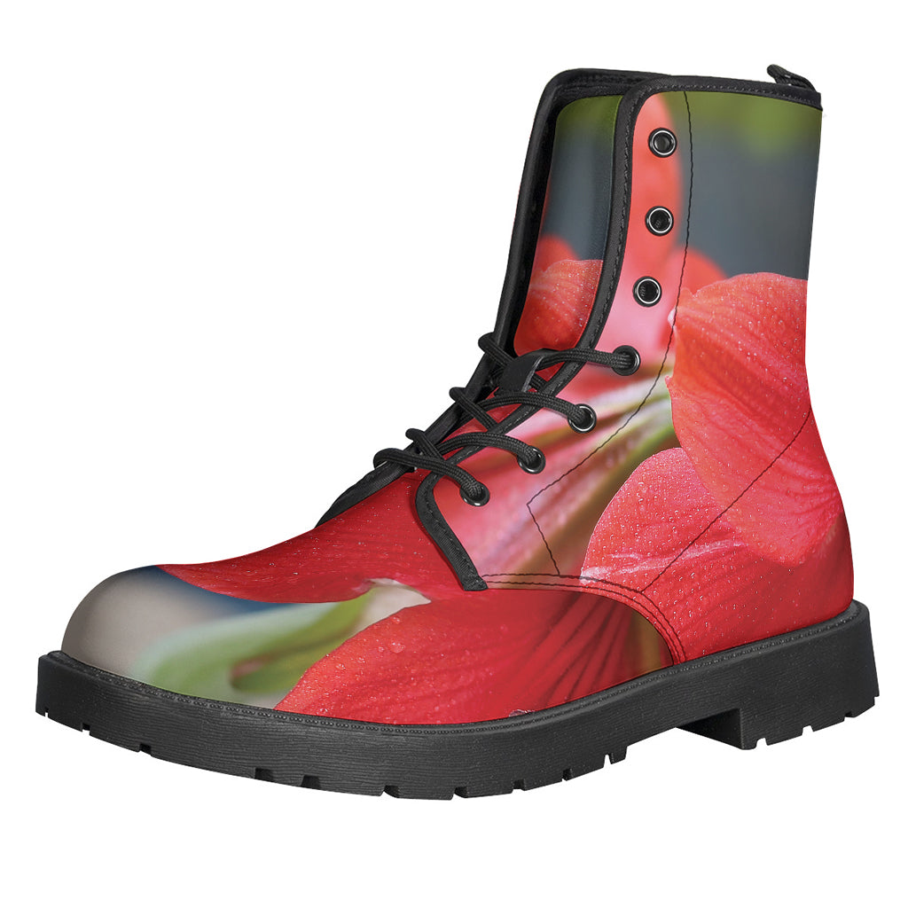 Dancing in the Blooming Amaryllis: Hippie Leather Lightweight Boots - 1