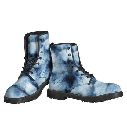 Groovy Tie-Dye Leather Boots for the Free-Spirited Hippie - 3