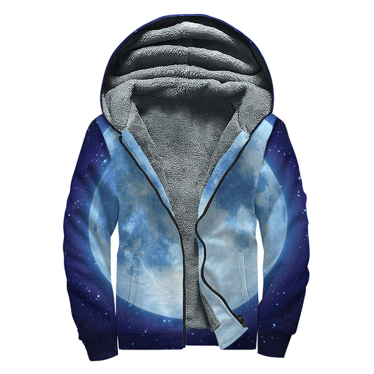 Blue Moon Dreamer Sherpa Lined Zip Up Hoodie - 1