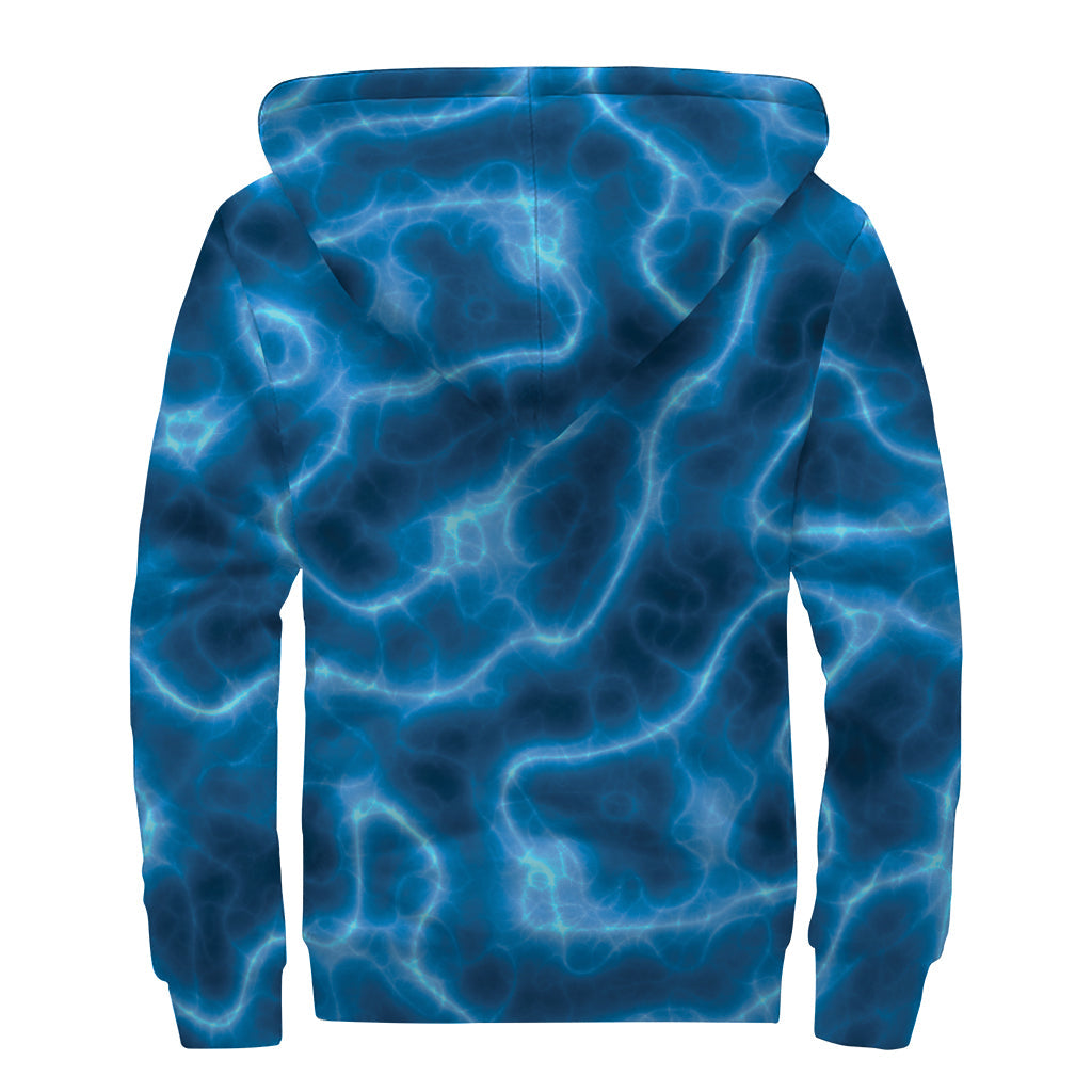 Blue Plasma Boho Sherpa Hoodie: A Cozy Must-Have for Stylish Hippies - 2