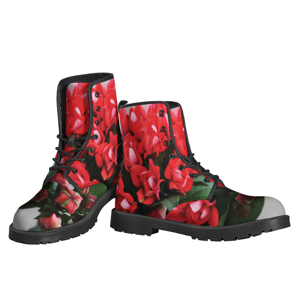 Bouvardia Flower Power Leather Lightweight Boots for the Free-Spirited Hippie - 3