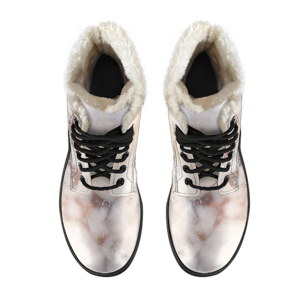 Step Out in Groovy Style with Hippies Faux Fur Leather Boots - 4