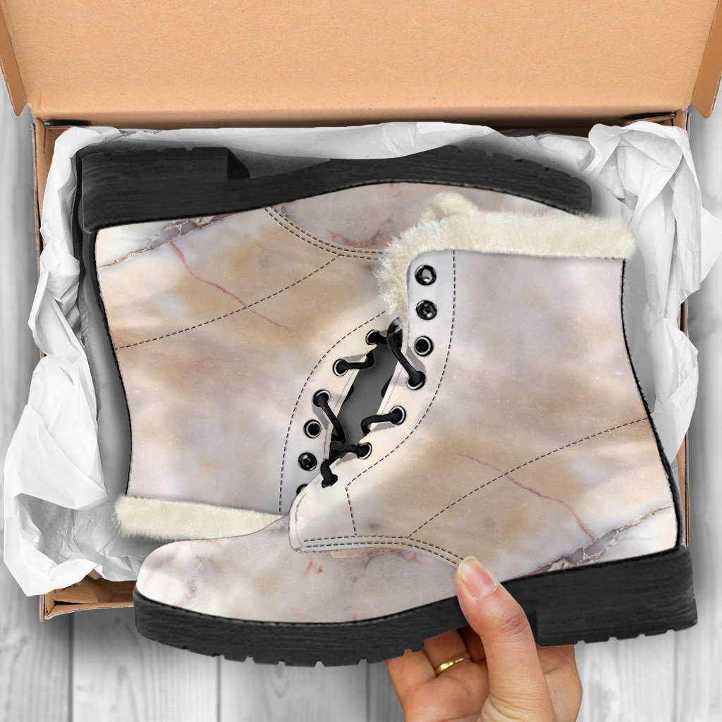 Step Out in Groovy Style with Hippies Faux Fur Leather Boots - 5