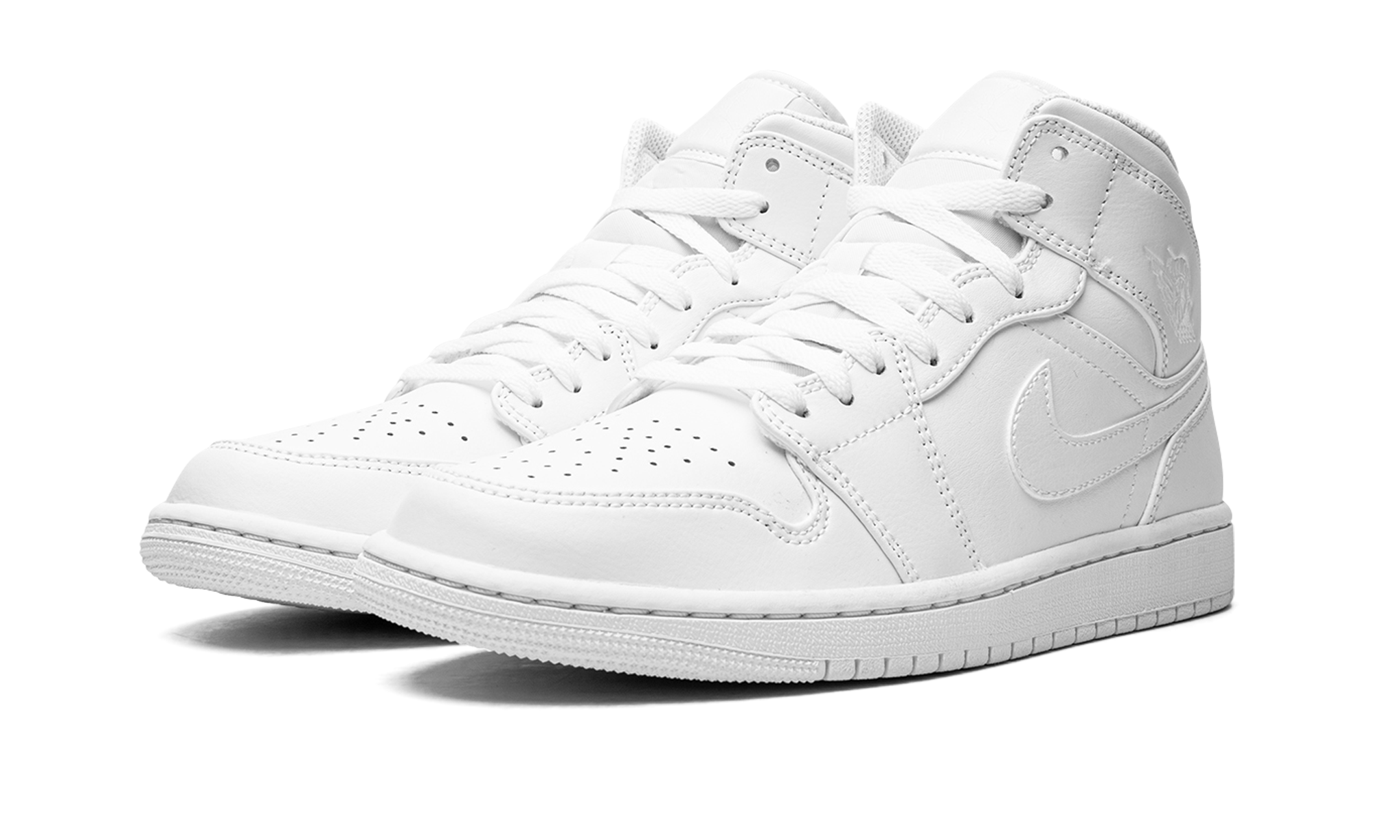 Air Jordan 1 Mid "Triple White"