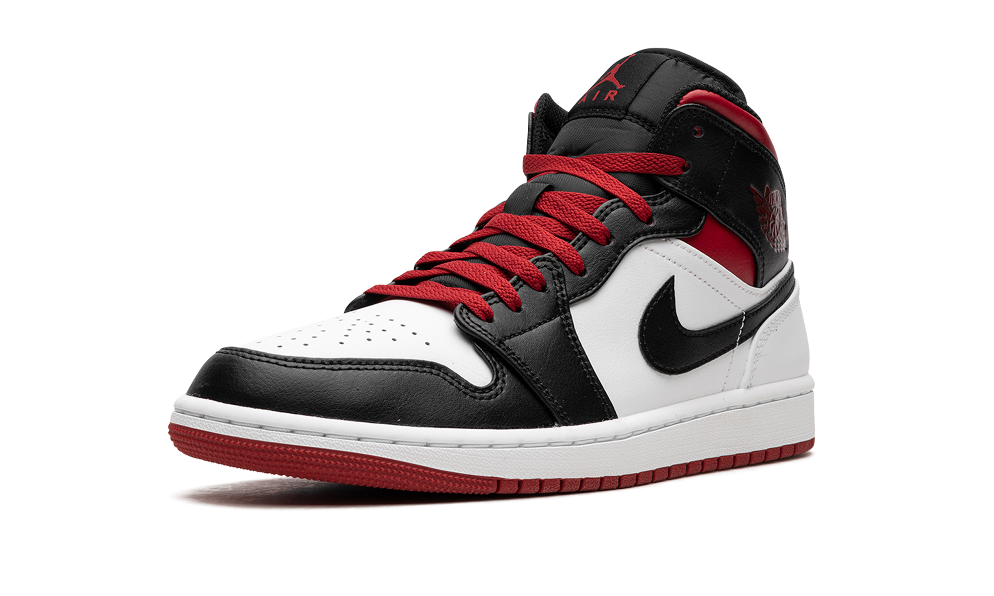 Air Jordan 1 Mid "Gym Red Black Toe"