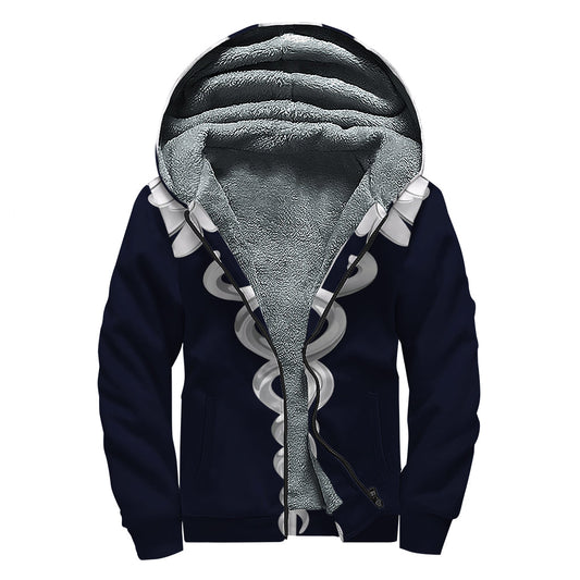 Keep Cozy in Hippie Style with Our Sherpa Lined Zip Up Hoodie - 1