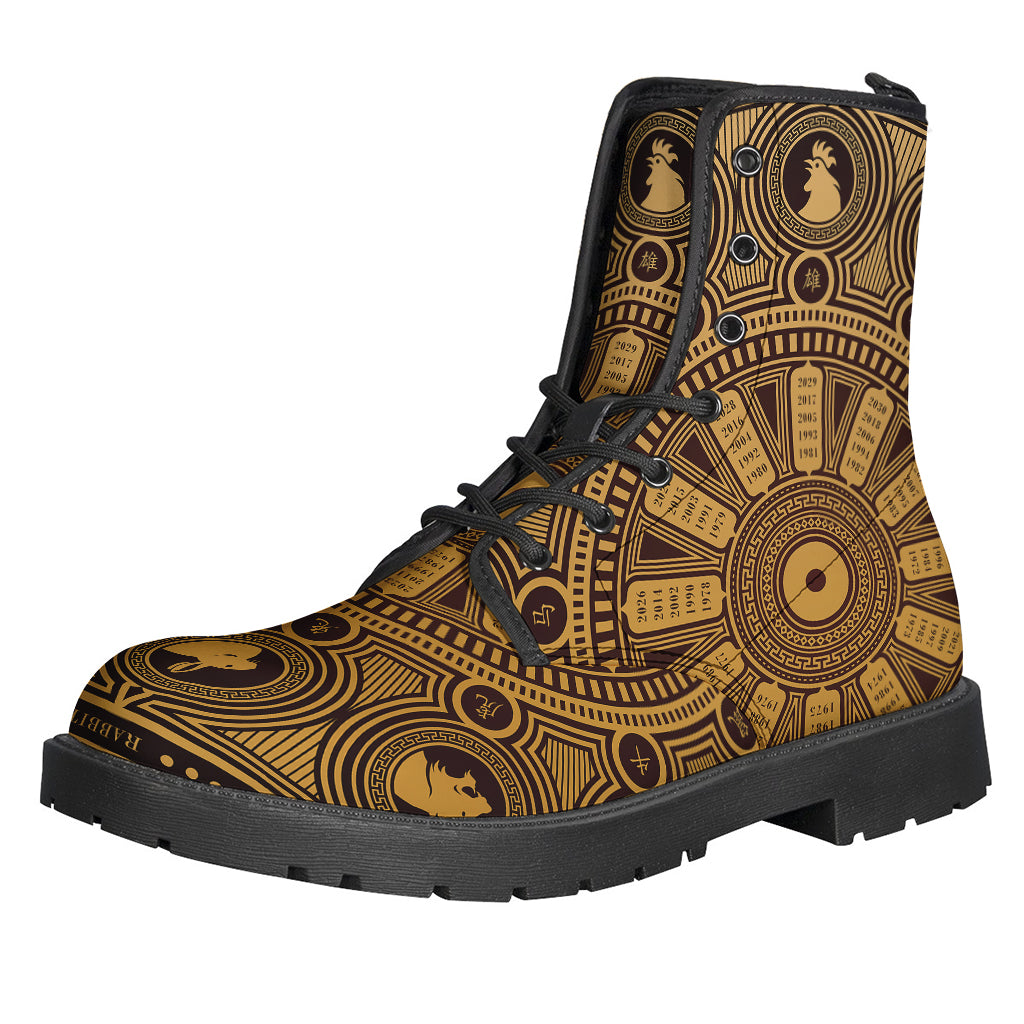 Zodiac-Inspired Leather Boots for the Groovy Hippie Soul - 1