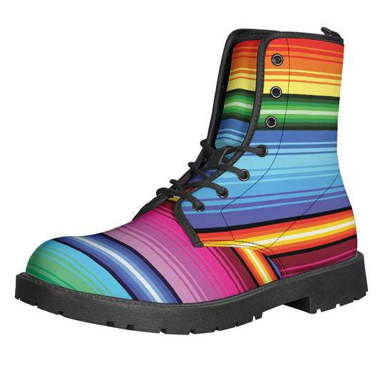 Cinco de Mayo Leather Lightweight Boots: Embrace Your Inner Hippie Style - 1