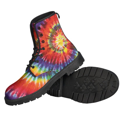 Groovy Vibes: Leather Lightweight Boots for the Hippie Soul - 2