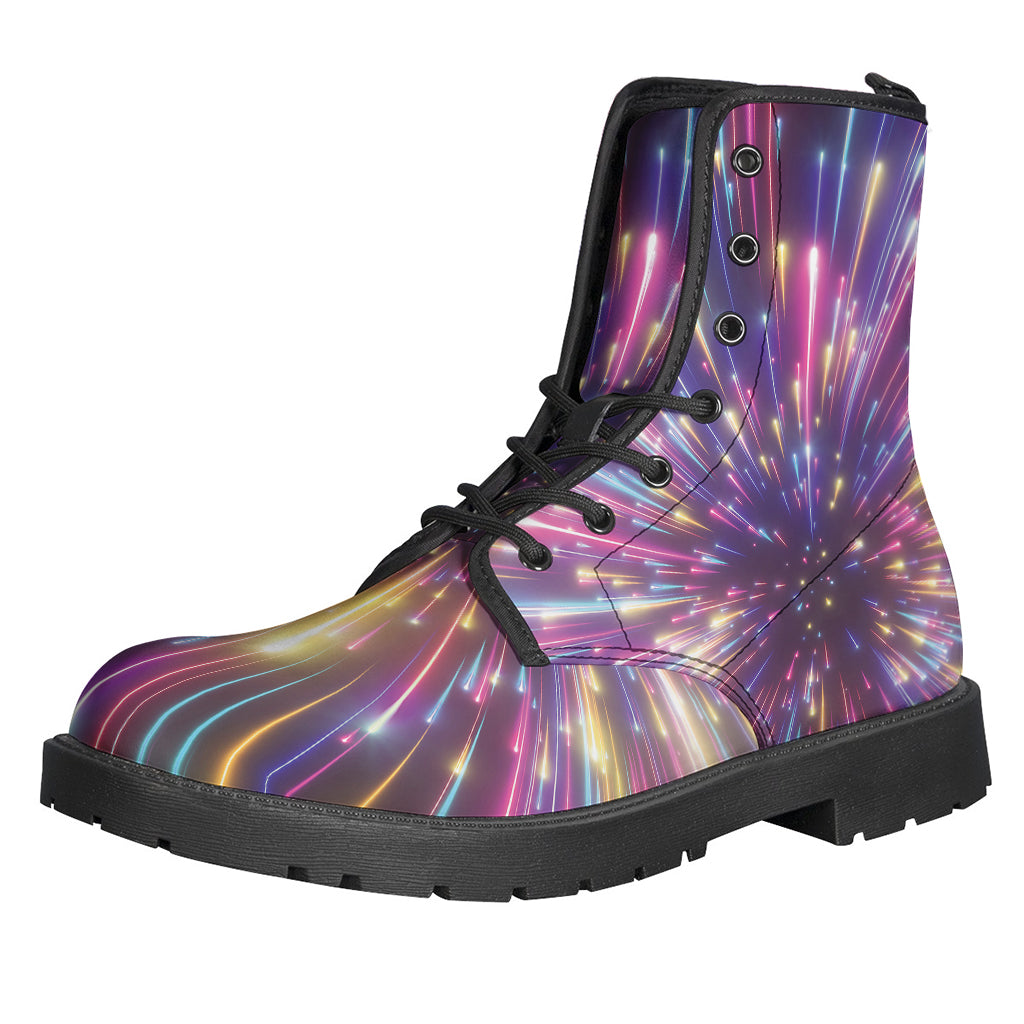 Hyperspace Hippie Leather Boots - 1