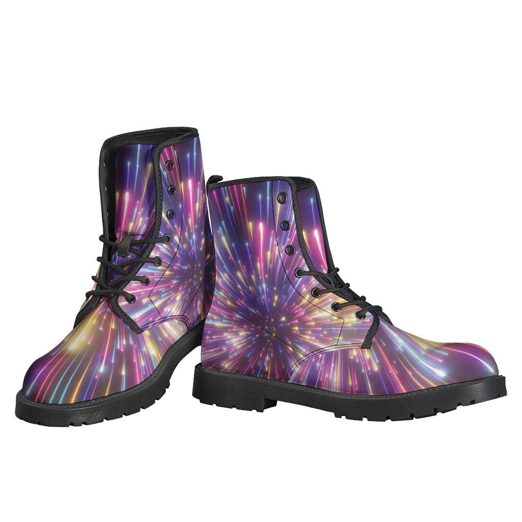 Hyperspace Hippie Leather Boots - 3