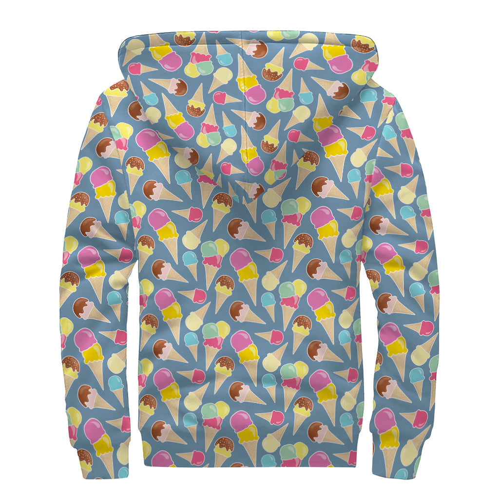 Psychedelic Delight: Sherpa Lined Zip Up Hoodie for Groovy Hippies - 2