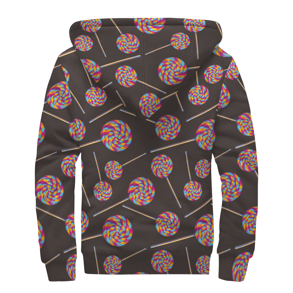 Groovy Swirl Sherpa: A Hippie-inspired Zip Up Hoodie - 2