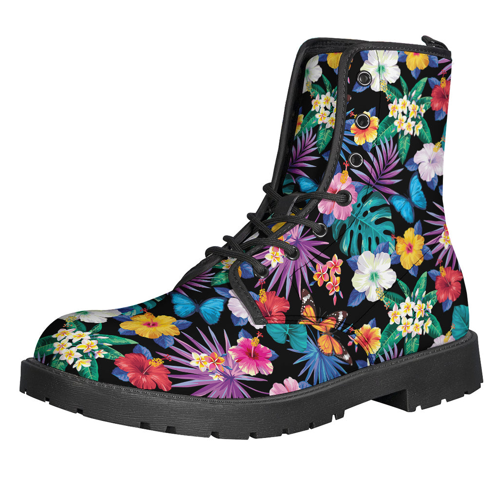 Step into the Jungle Vibes with These Colorful Leather Lightweight Boots! - 1