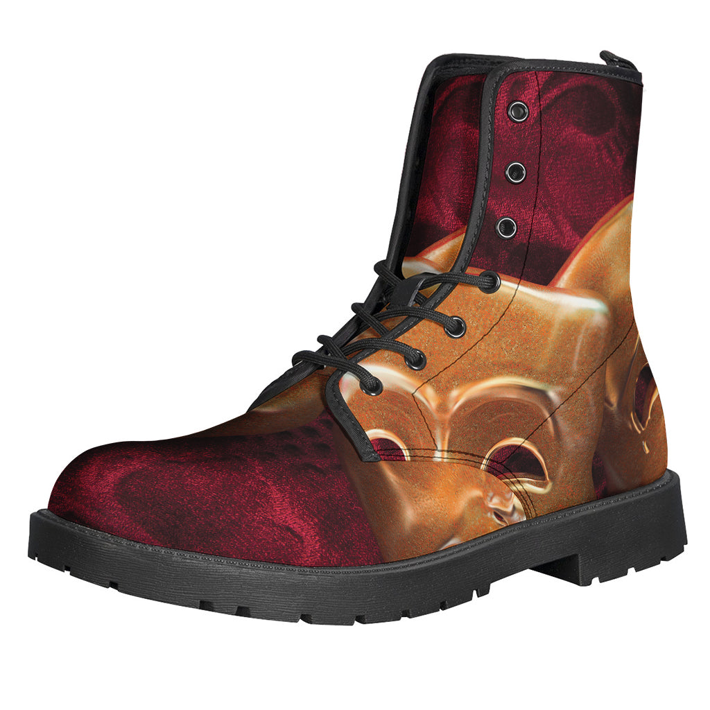 Comedy and Tragedy Leather Boots: Step Out in Hippie Style - 1