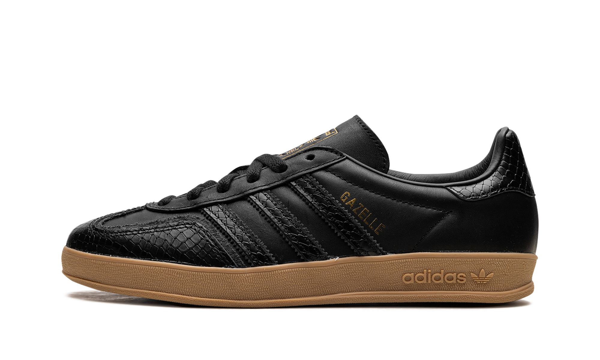 Gazelle Indoor "Core Black Snakeskin"