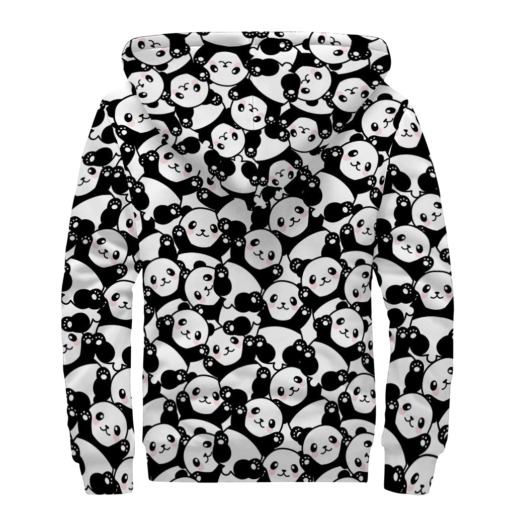 Happy Panda Sherpa Hoodie: Embrace Your Inner Hippie Spirit in Style - 2