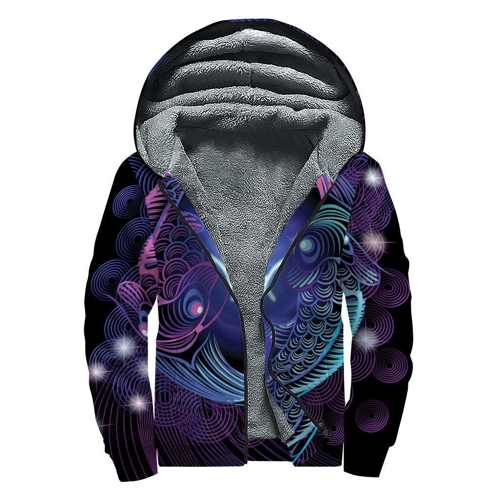 Pisces Dream: Sherpa Lined Zip Up Hoodie for the Free Spirits - 1