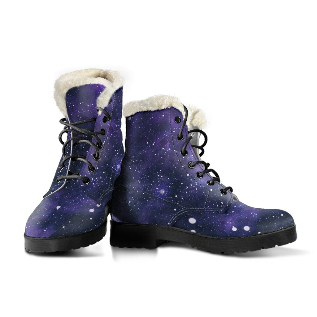 Groovy Galaxy Dreamin' Faux Fur Leather Boots - 3