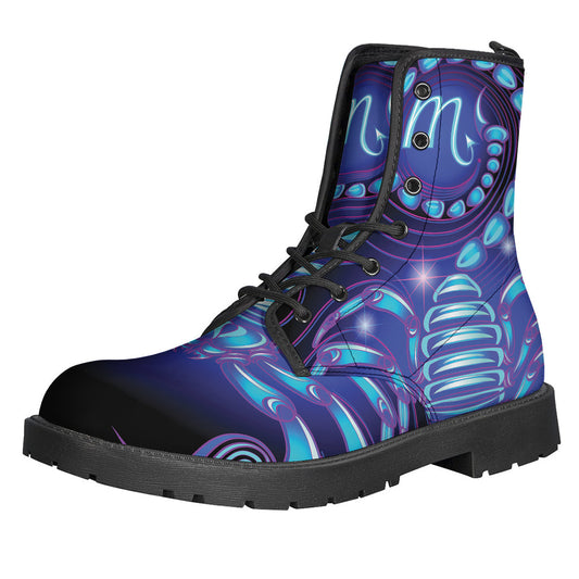 Dark Scorpio Leather Boots for Stylish Hippies - 1