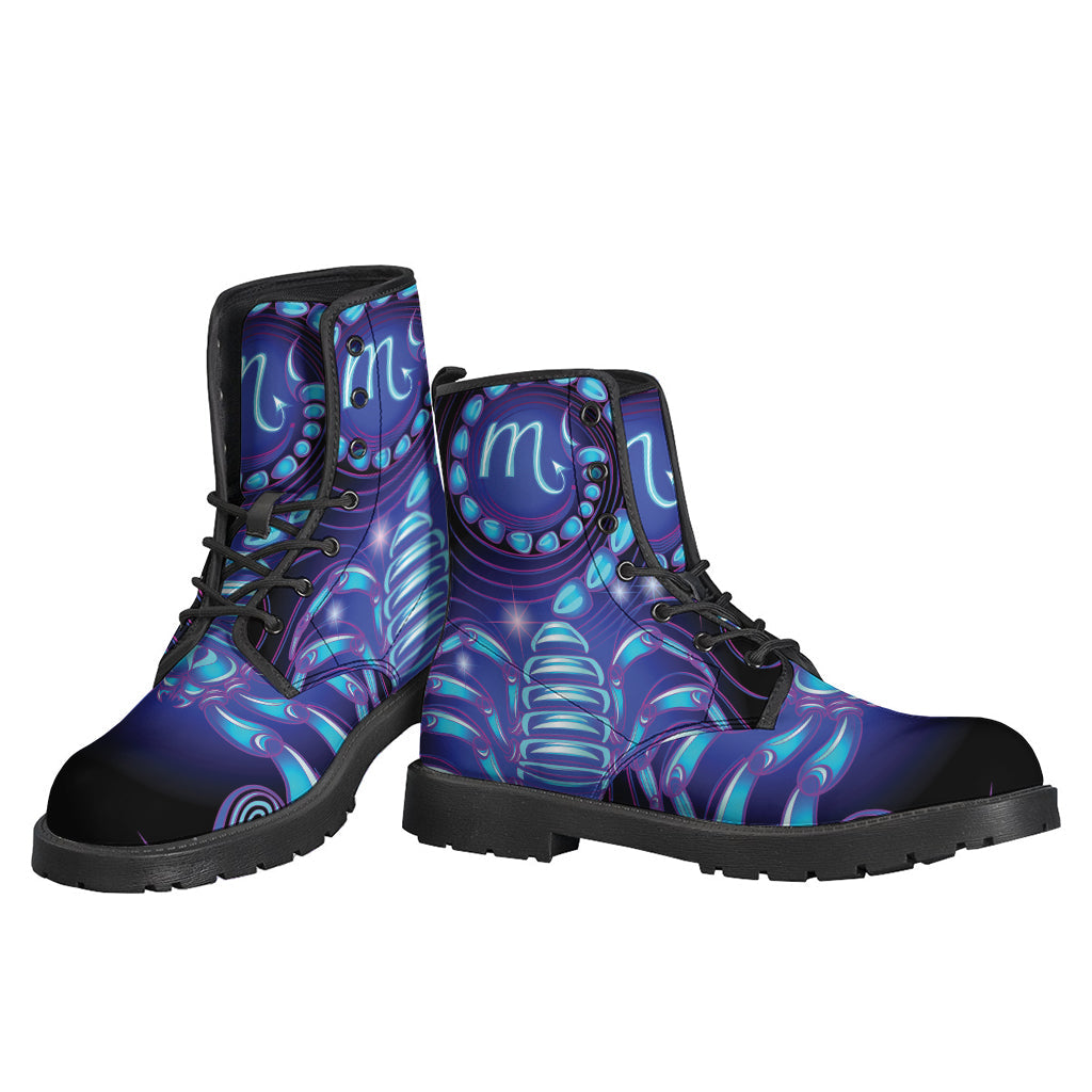 Dark Scorpio Leather Boots for Stylish Hippies - 3