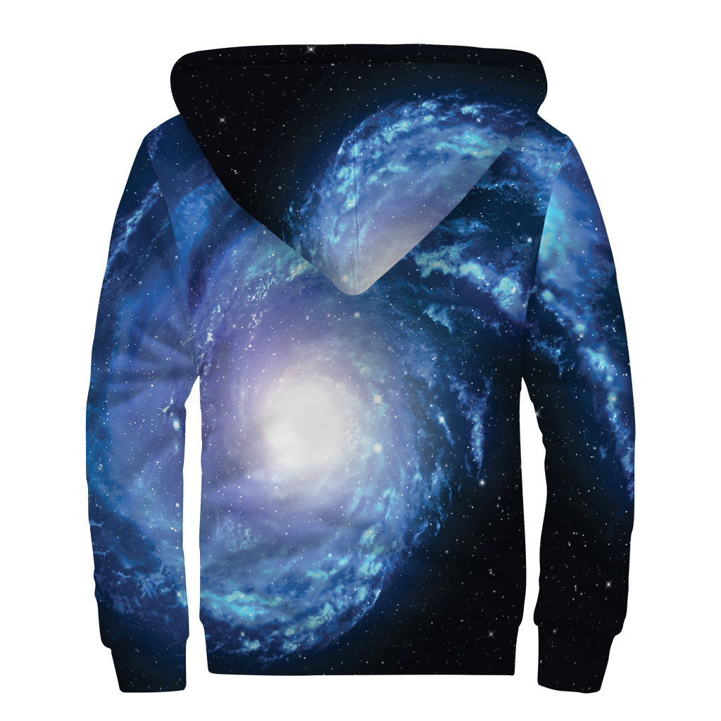 Deep Space Dreamer Sherpa Lined Zip Up Hoodie - 2