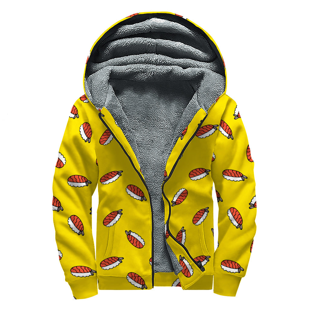 Sushi Zen: The Ultimate Hippie Style Sherpa Lined Zip Up Hoodie - 1