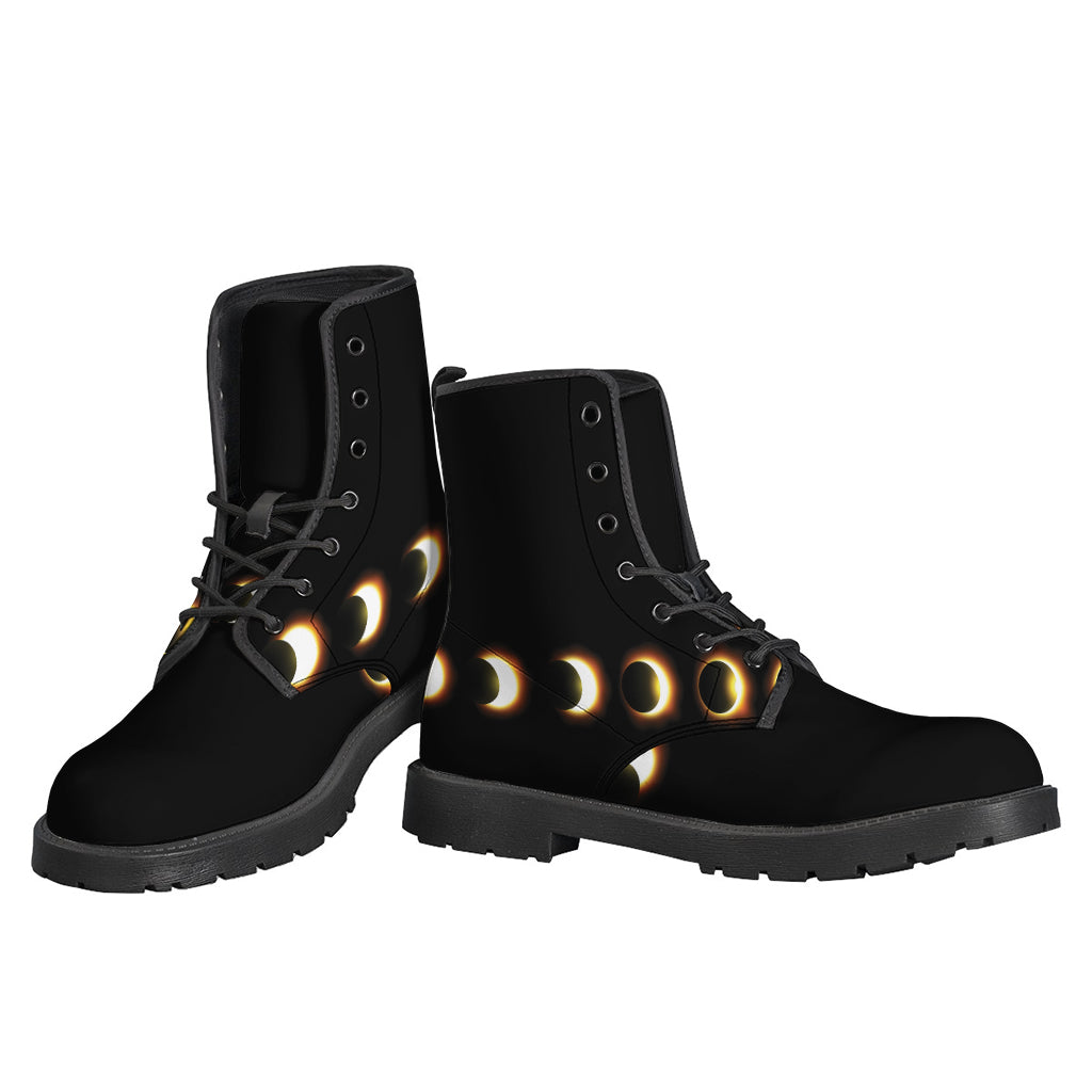 Eclipse Phases Leather Lightweight Boots for Hippies with Style - 3