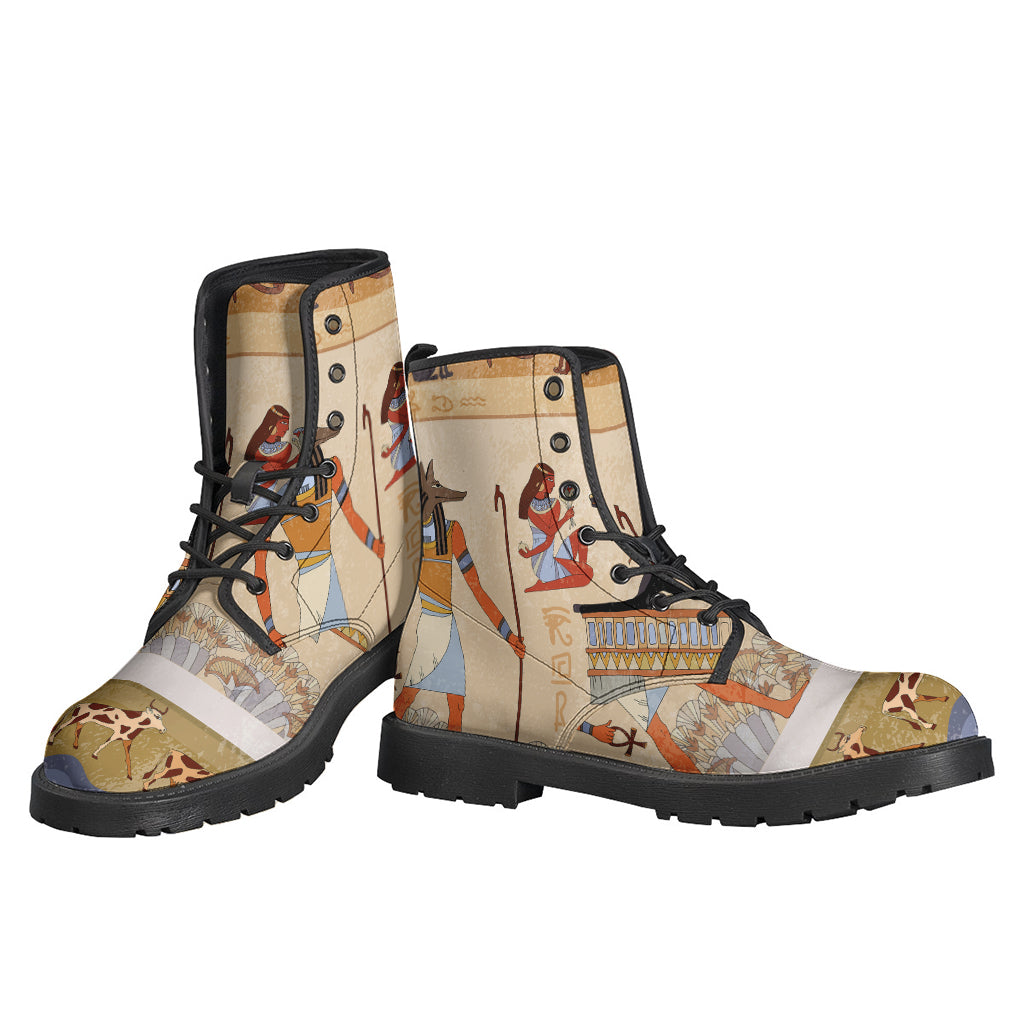 Walk like an Egyptian: Leather Lightweight Boots for Stylish Hippies - 3