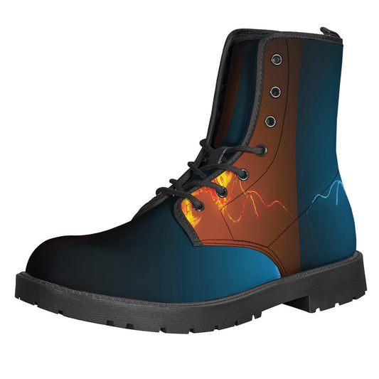 Fire and Ice Dragons Leather Boots: A Hippie's Dream - 1