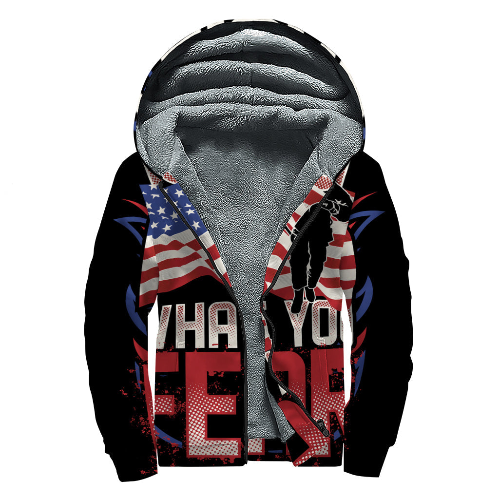 Stay Warm Like a Hippie in Our Sherpa Lined Zip Up Hoodie! - 1