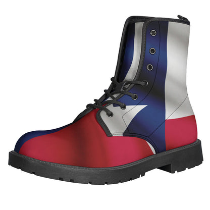 Texas Flag Leather Lightweight Boots for the Trendy Hippie - 1