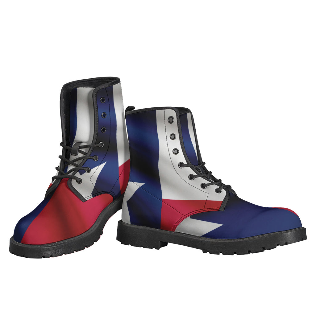 Texas Flag Leather Lightweight Boots for the Trendy Hippie - 3